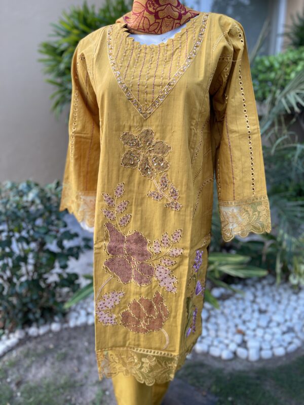 Khadar Yellow A3 - 3piece - Image 2