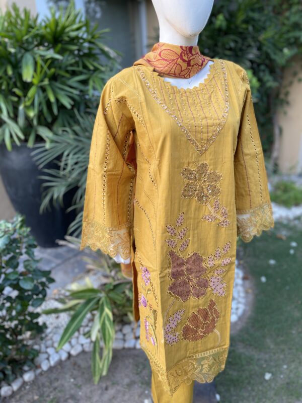 Khadar Yellow A3 - 3piece - Image 5