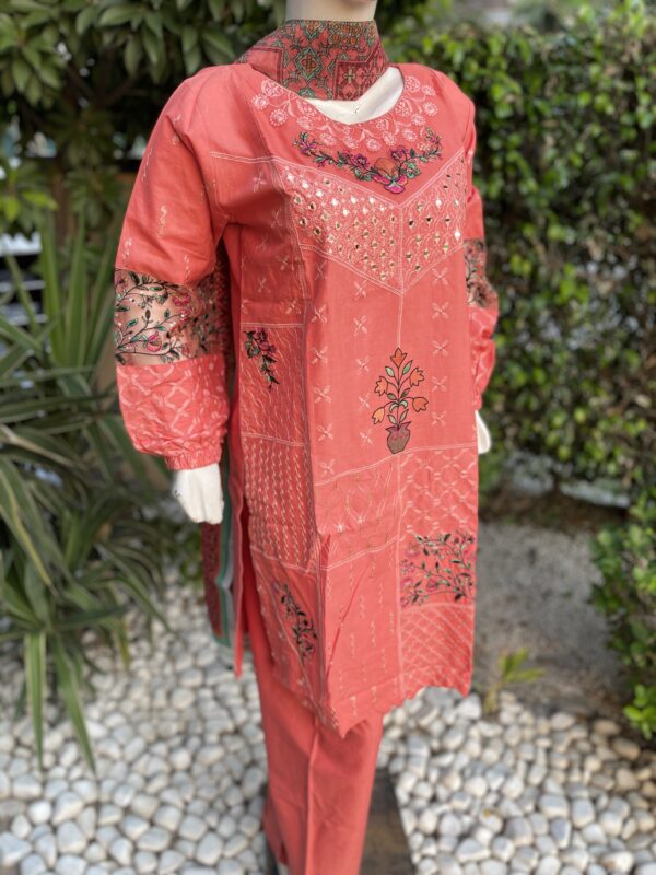 Khadar Red - 3 piece - Image 4