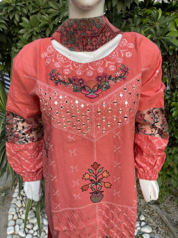 Khadar Red - 3 piece - Image 5