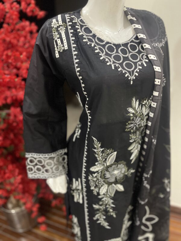 Khadar Black Dress - 3 piece - Image 6