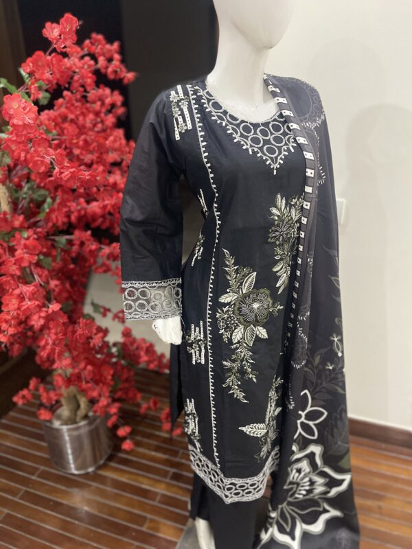 Khadar Black Dress - 3 piece - Image 8