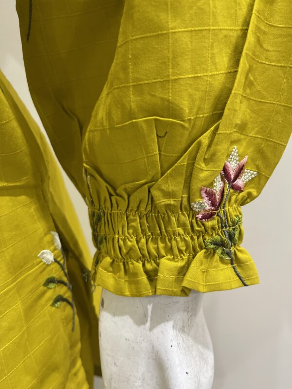 Khadar Yellow Flowery  - 2 piece - Image 7